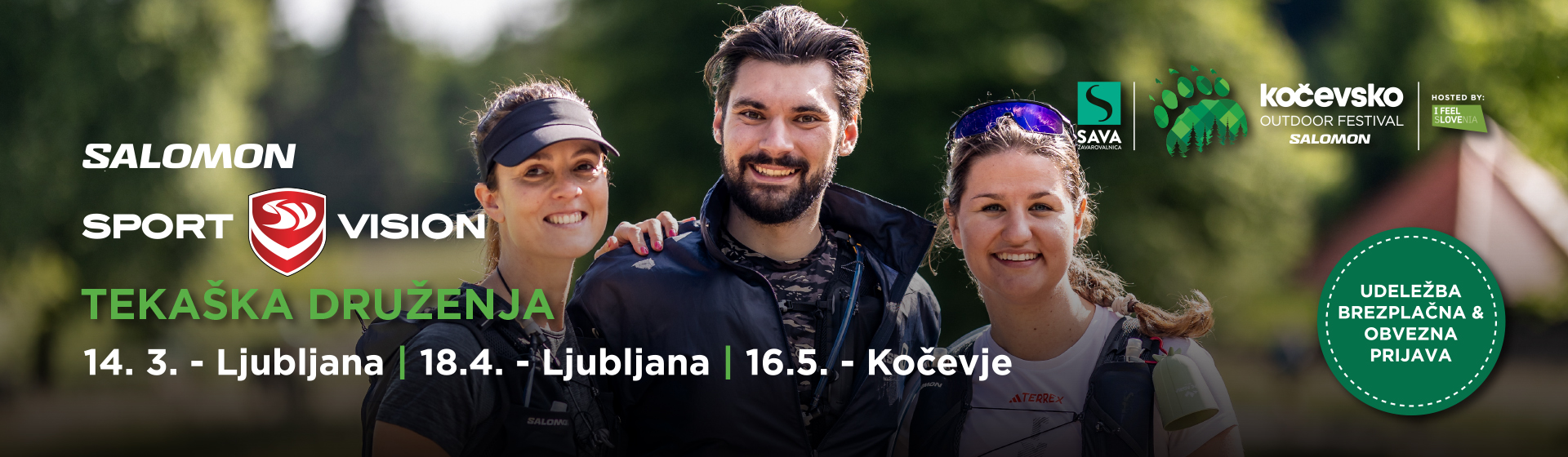 Sport Vision tekaška druženja v sodelovanju s KOF in Salomon